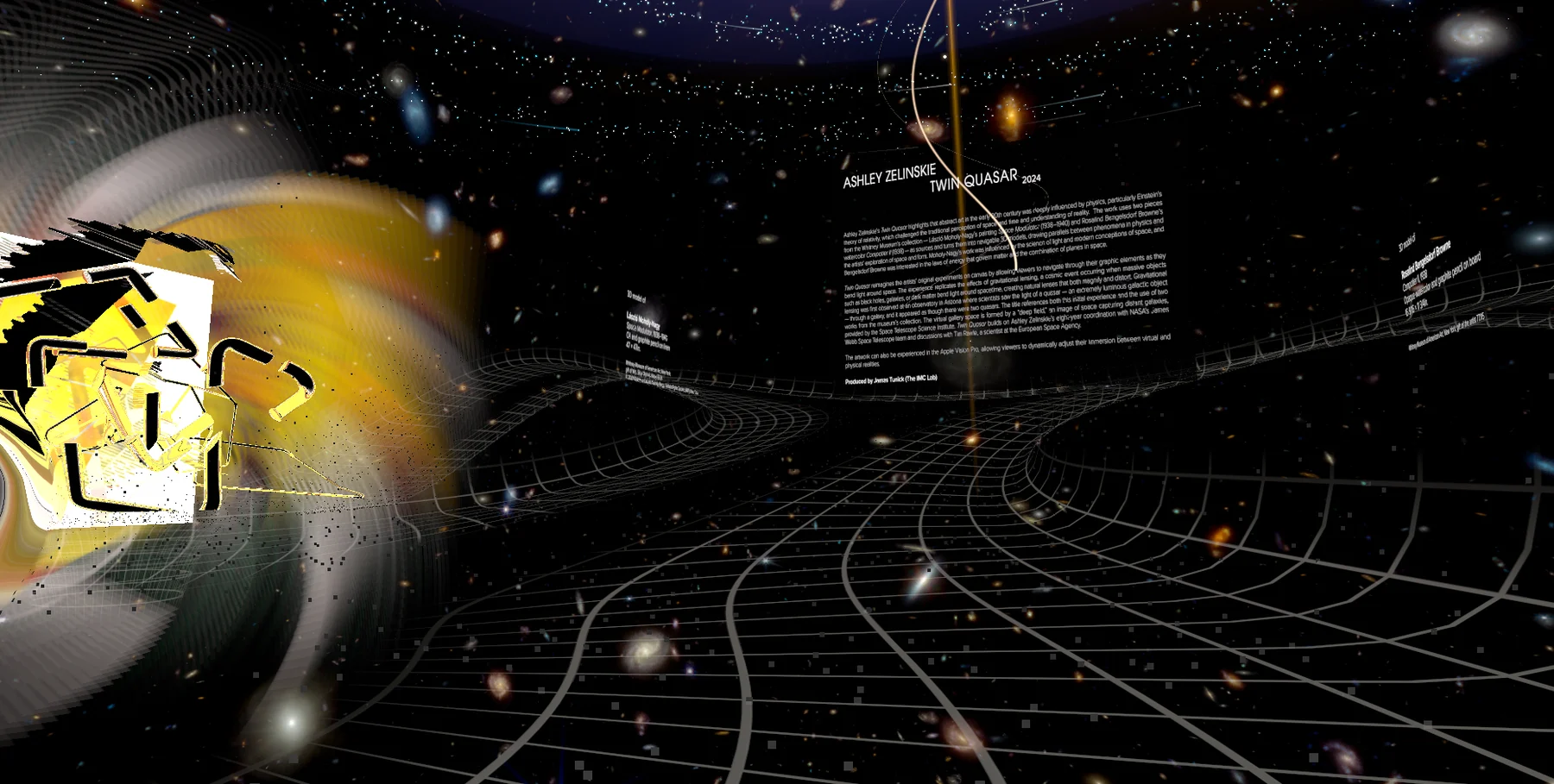 Twin Quasar — gravitational field routing